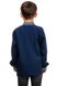 Современная вышиванка для мальчика Орнамент (темно-синий) 032060_36 фото 3