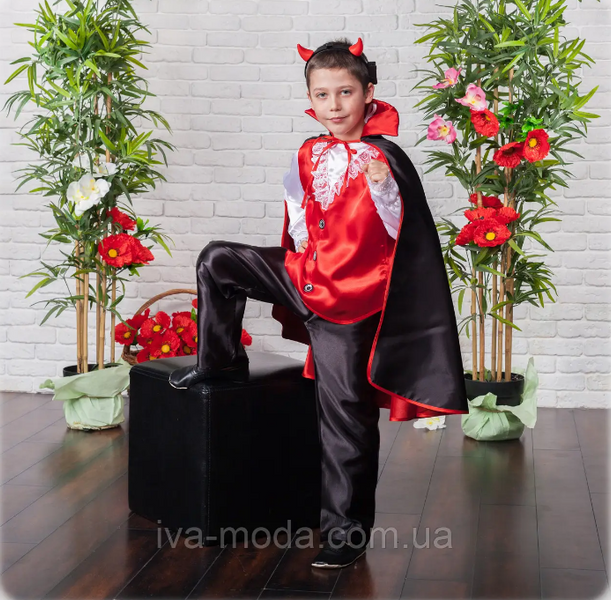Детский карнавальный костюм вампир (чертик) vampire фото
