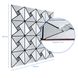 Самоклеюча алюмінієва плитка срібло зі стразами 300х300х3мм SW-00001325 (D) 991943500 фото 3