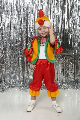 Детский новогодний костюм петушка rooster фото