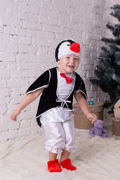 Детский новогодний костюм пингвина penguin фото