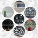 Самоклеюча поліуретанова плитка чорно-біла мозаїка 305х305х1мм (D) SW-00001149 991943508 фото 7