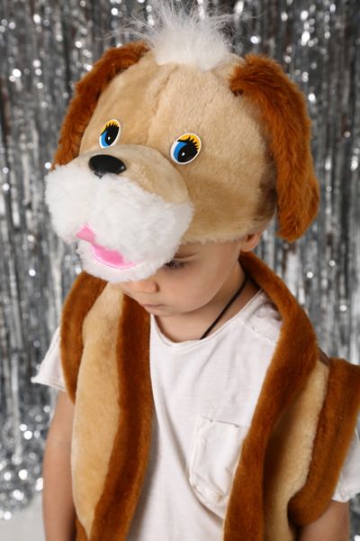Дитячий новорічний костюм песика dog фото