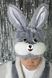 Дитячий новорічний костюм сірого зайчика gray rabbit фото 4