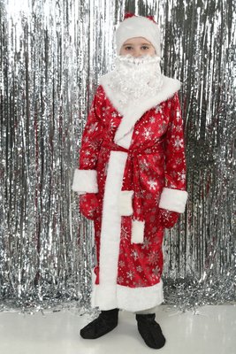 Новорічний костюм Дід Мороз для хлопчиків Santa Claus фото