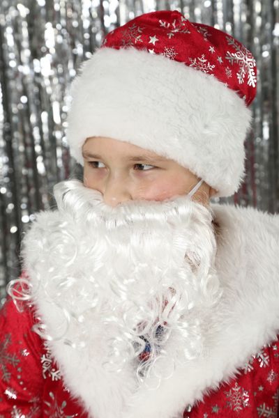 Новорічний костюм Дід Мороз для хлопчиків Santa Claus фото