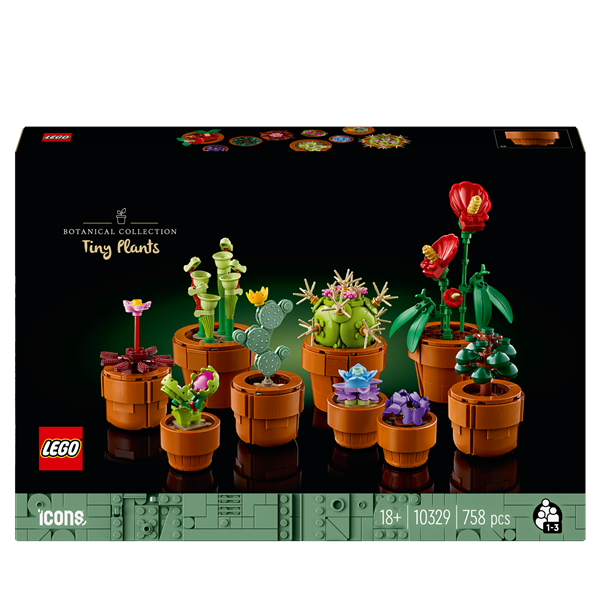 Конструктор LEGO Icons Миниатюрные растения 758 деталей (10329) 10329 фото