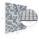 Самоклеюча алюмінієва плитка срібна мозаїка зі стразами 300х300х3мм SW-00001824 (D) 991943840 фото 3