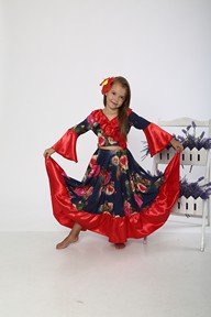 Детский карнавальный костюм " Цыганка" tsyhanka фото