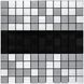 Самоклеющаяся алюминиевая плитка серебряная с чёрным мозаика 300х300х3мм SW-00001825 (D) 991943838 фото 6