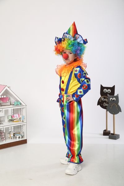 Маскарадний костюм клоуна дитячий kloun фото