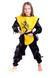 Костюм дитячий карнавальний нінзя жовтий ninja yellow фото 3