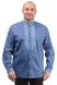 Коттоновая сорочка с вышивкой (голубой) 020075_54 фото 2