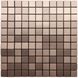 Самоклеюча алюмінієва плитка мідна мозаїка 300х300х3мм SW-00001157 991943497 фото 1